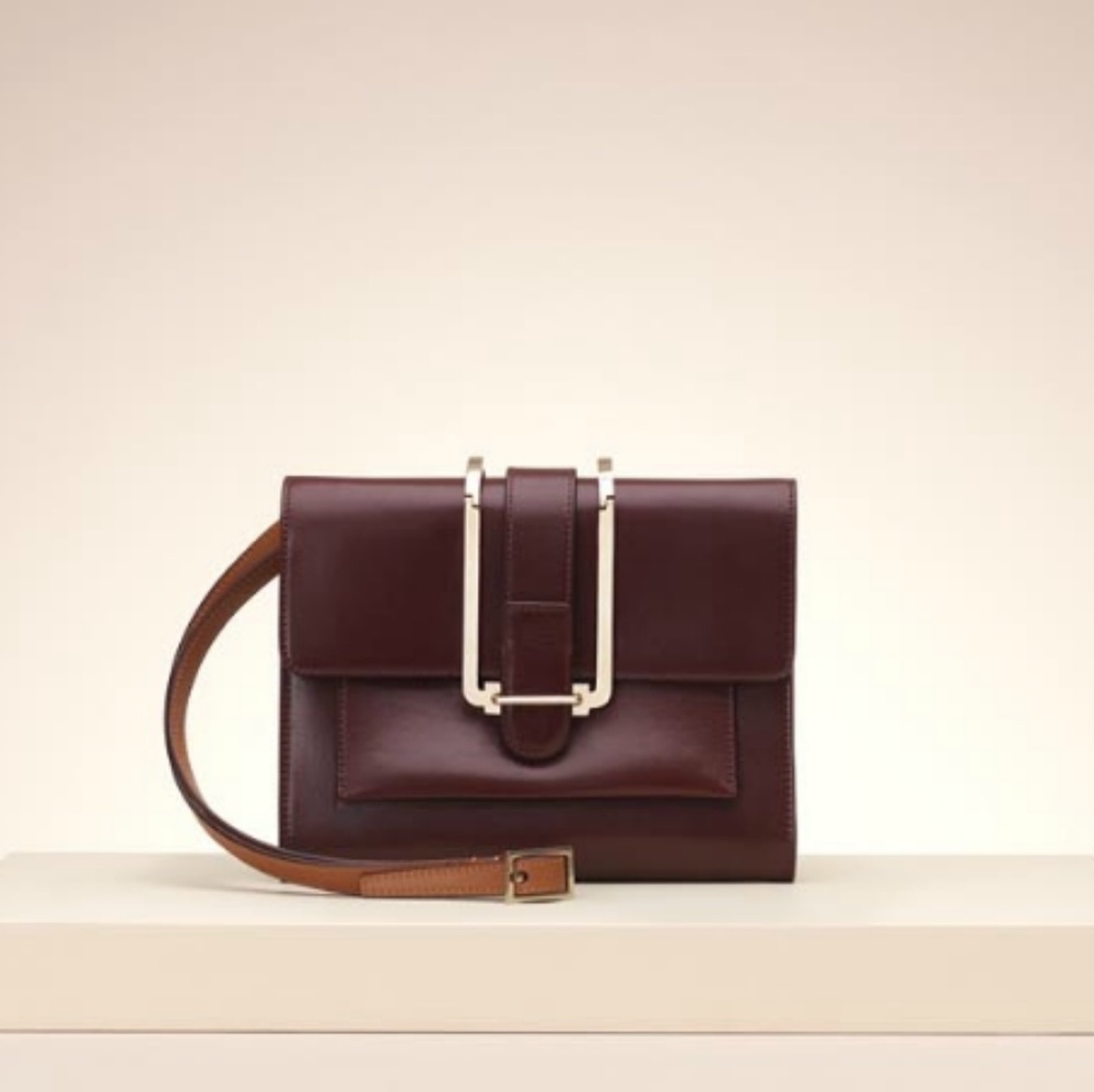 NWT Chloe Burgundy Bronte Bag